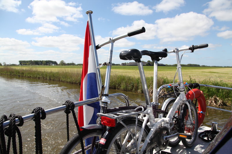 Fietsen mee op de boot